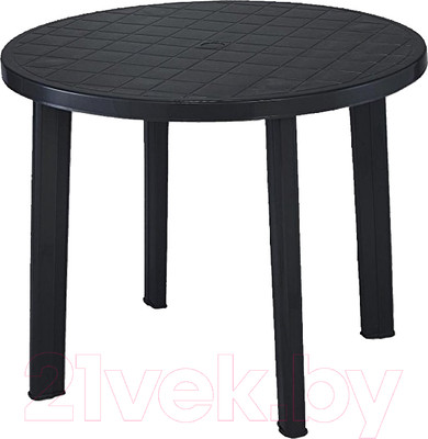 Стол пластиковый Ipae Progarden Tondo / TON036AN (антрацит)
