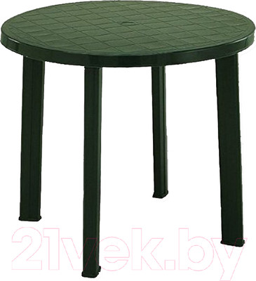 Стол пластиковый Ipae Progarden Tondo / TON036VE (зеленый)
