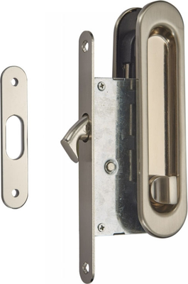 Ручка дверная Vanger Овальная с защелкой SDL-05SN (матовый никель)