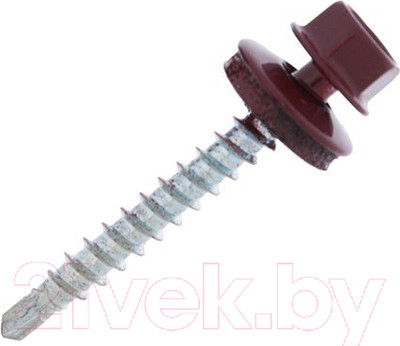 Саморез ЕКТ Кровельный 4.8х29 / B004511 (50шт, RAL 8017, темно-коричневый)
