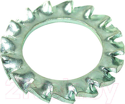 Шайба ЕКТ M12 DIN6798A / CV012222 (100шт, цинк)