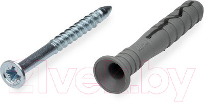 Дюбель-гвоздь ЕКТ Потай 6x40 / VZ011643 (200шт, полипропилен)