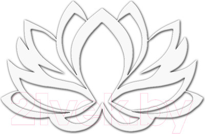 Декор настенный Arthata Лотос 60x40-V / 045-1 (белый)