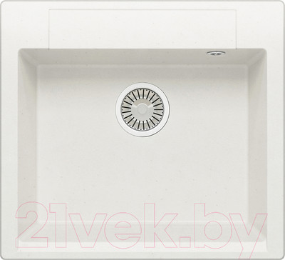 Мойка кухонная Polygran Argo-560 (белый хлопок)