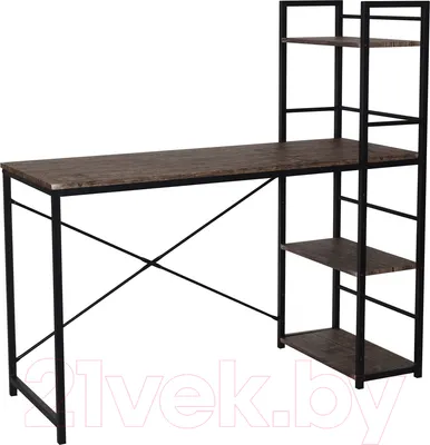 Стол-стеллаж Brabix Loft Cd-005 / 641221 (мореный дуб)