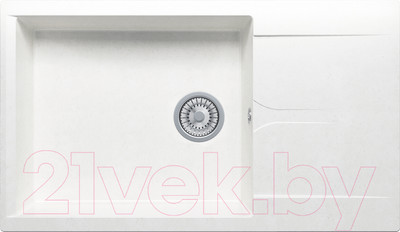 Мойка кухонная Polygran Gals-862 (белый хлопок)