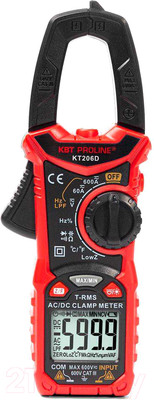 Клещи токоизмерительные КВТ Proline KT 206D / 80753