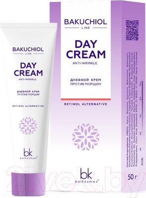 Крем для лица BelKosmex Bakuchiol line Дневной против морщин (50г)