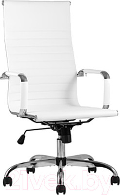 Кресло офисное TopChairs City D-101H (белый)