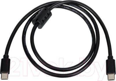 Кабель ATcom AT2113 Type-C (m) - Type-C(m) (0.8м, черный)