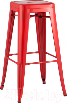 Табурет барный Stool Group Tolix / YD-H765 LG-03 (красный глянцевый)