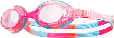 Очки для плавания TYR Swimple Tie-Dye Junior / LGSWTD/667 (розовый/белый)