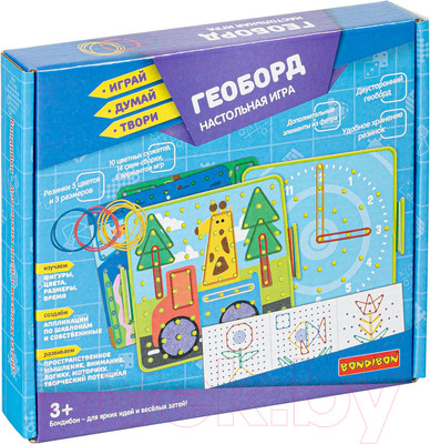 Настольная игра Bondibon Геоборд / ВВ4983