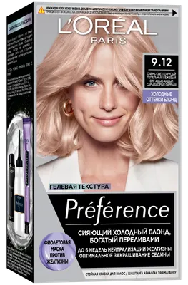 Гель-краска для волос L'Oreal Paris Preference Cool Blondes 9.12 (сибирь)