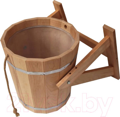 Обливное устройство СаунаОпт С пластиковой вставкой / ОВП-10 (10л)