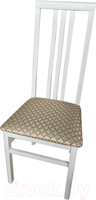 Стул Ельская мебельная фабрика МДК-82 / 15С 443 (эмаль белая/лорд светлый)