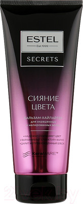 Бальзам для волос Estel Secrets Сияние Цвета Хайлайтер для окрашенных мелированных волос (200мл)