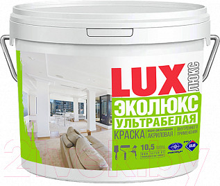 Краска Тайфун Эко Люкс (1.5кг, ультрабелый)