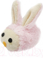 Игрушка для кошек EBI Бегающий зайка / 409/424322 (бежевый/розовый)