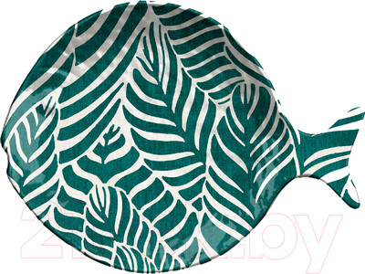 Миска для животных Tarhong Safari Cat / PE20773671 (белый/зеленый)