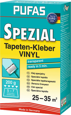 Клей для обоев Pufas Euro 3000 Специальный Виниловый (200г)