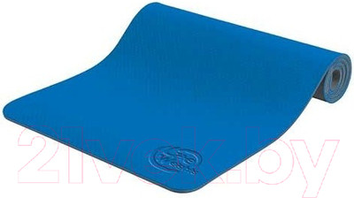 Коврик для йоги и фитнеса Lite Weights 5460LW (синий/антрацит)