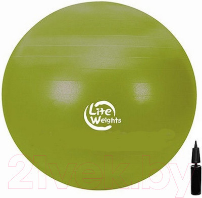Фитбол гладкий Lite Weights 1866LW (салатовый)