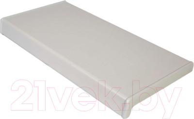 Подоконник VPL Премиум с заглушкой 450x650 (белый)