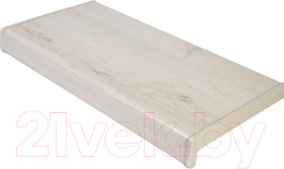 Подоконник VPL Премиум с заглушкой 200x2200 (белый дуб)