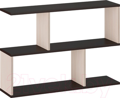 Полка ТриЯ Тип 14 (венге цаво/дуб молочный)