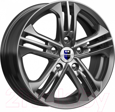 Литой диск K&K Trinity (КС615) 15x6" 5x100мм DIA 57.1мм ET 38мм Дарк платинум