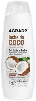 Гель для душа Agrado Bath & Shower Gel Coconut Milk (750мл)
