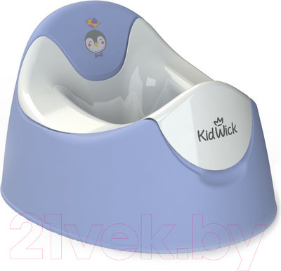 Детский горшок Kidwick Трио / KW090501 (фиолетовый/белый)