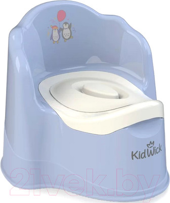 Детский горшок Kidwick Трон / KW070502 (фиолетовый/белый)