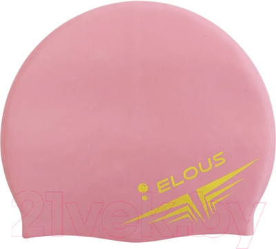 Шапочка для плавания Elous EL005 (розовый)