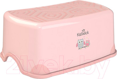 Табурет-подставка Kidwick Черепаха / KW190300 (розовый/темно-розовый)