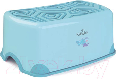 Табурет-подставка Kidwick Черепаха / KW190200 (голубой/темно-голубой)