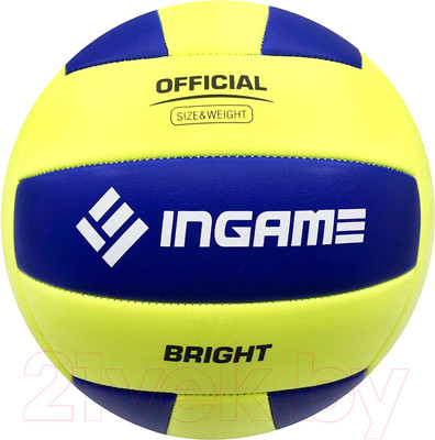 Мяч волейбольный Ingame Bright (синий/желтый)