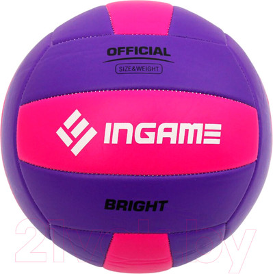 Мяч волейбольный Ingame Bright (фиолетовый/розовый)