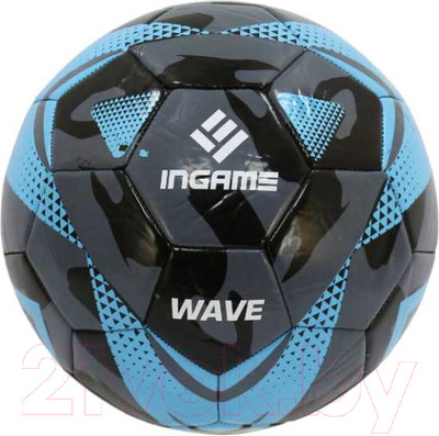 Футбольный мяч Ingame Wave (размер 5, голубой)