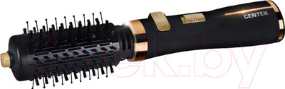 Фен-щётка Centek CT-2061 (золото/чёрный)