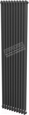 Радиатор стальной Arbonia 2180/8 24 (черный матовый, нижнее подключение, слева-направо)