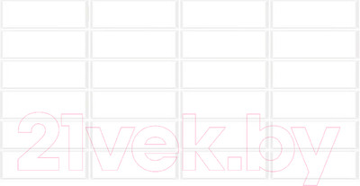 Панель ПВХ Grace Плитка Белая (955x480x3.5мм)