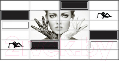 Панель ПВХ Grace Плитка Настроение (955x480x3.5мм)