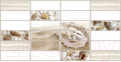 Панель ПВХ Grace Плитка Жемчужина (955x480x3.5мм)