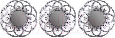 Комплект зеркал декоративных MONAMI 080-3 (серебристый)