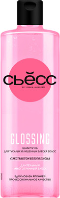 Шампунь для волос Сьёсс Glossing для лишенных блеска волос с экстрактом белого пиона (450мл)