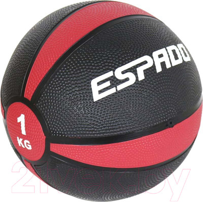 Медицинбол Espado ES2601 (1кг, красный)