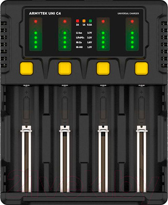 Зарядное устройство для аккумуляторов Armytek Uni C4 Plug Type C (A04501C)