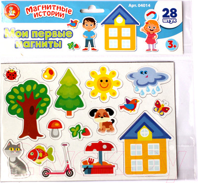 Развивающая игрушка Десятое королевство Магнитные истории. Мои первые магниты / 4014